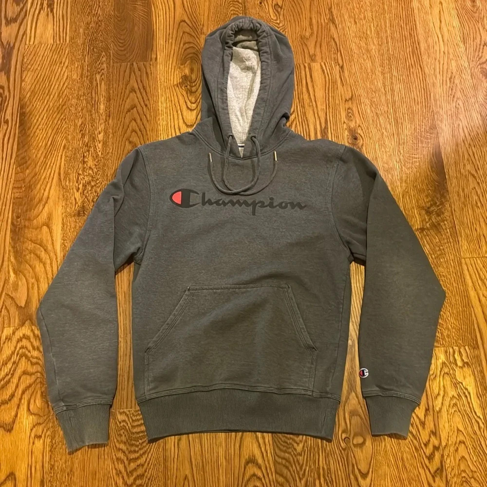 Men’s Champion Dark Grey Hoodie